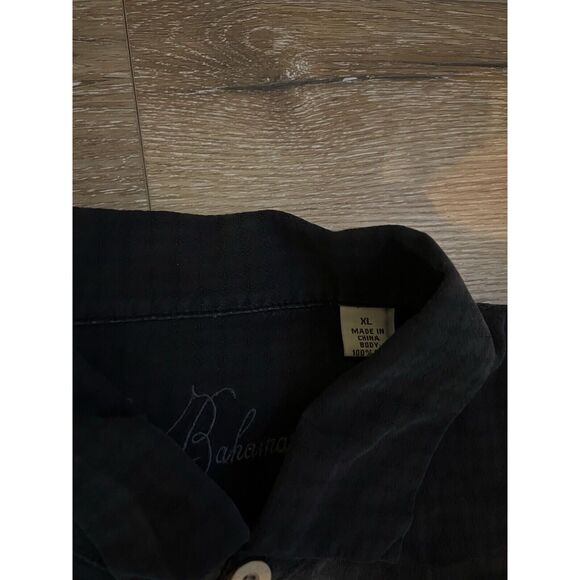 Tommy Bahama Mens Size XL Ivory Habano Cove Embroidered Silk Shirt Hawaiian - Picture 3 of 3